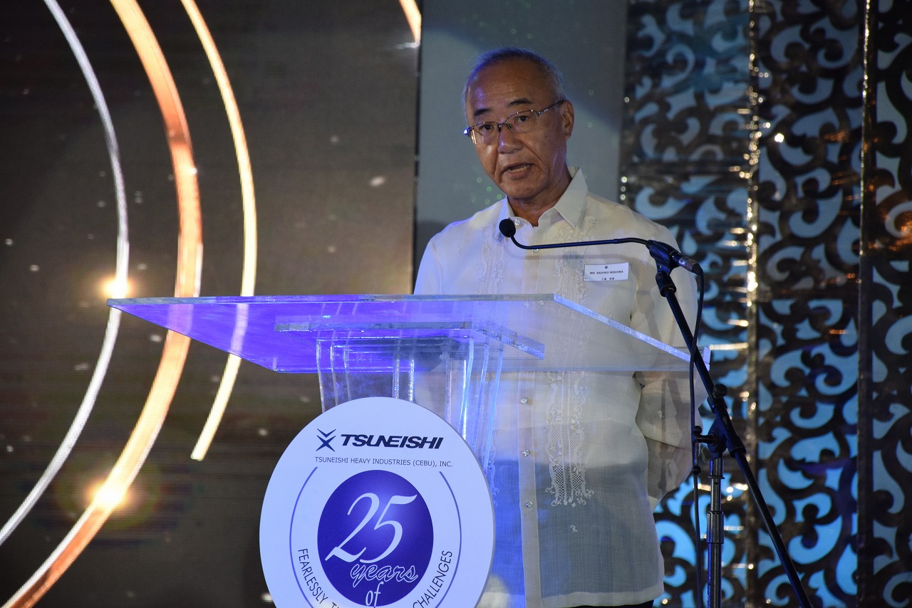 TSUNEISHI HEAVY INDUSTRIES (CEBU) Holds 25th Anniversary Ceremony