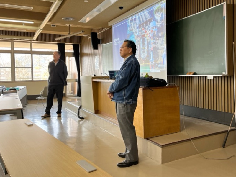 TSUNEISHI SHIPBUILDING lectured to Hiroshima University students -Learning about Project Management through Shipbuilding-