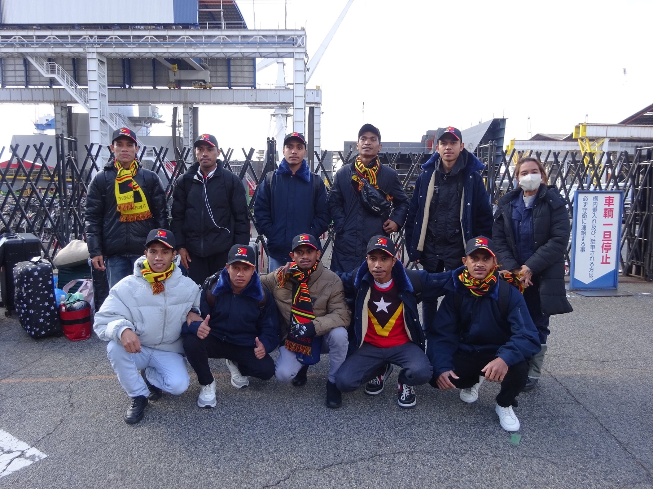 The 1st Batch of Technical Intern Trainees from Timor-Leste Begin Their Training at TSUNEISHI SHIPBUILDING