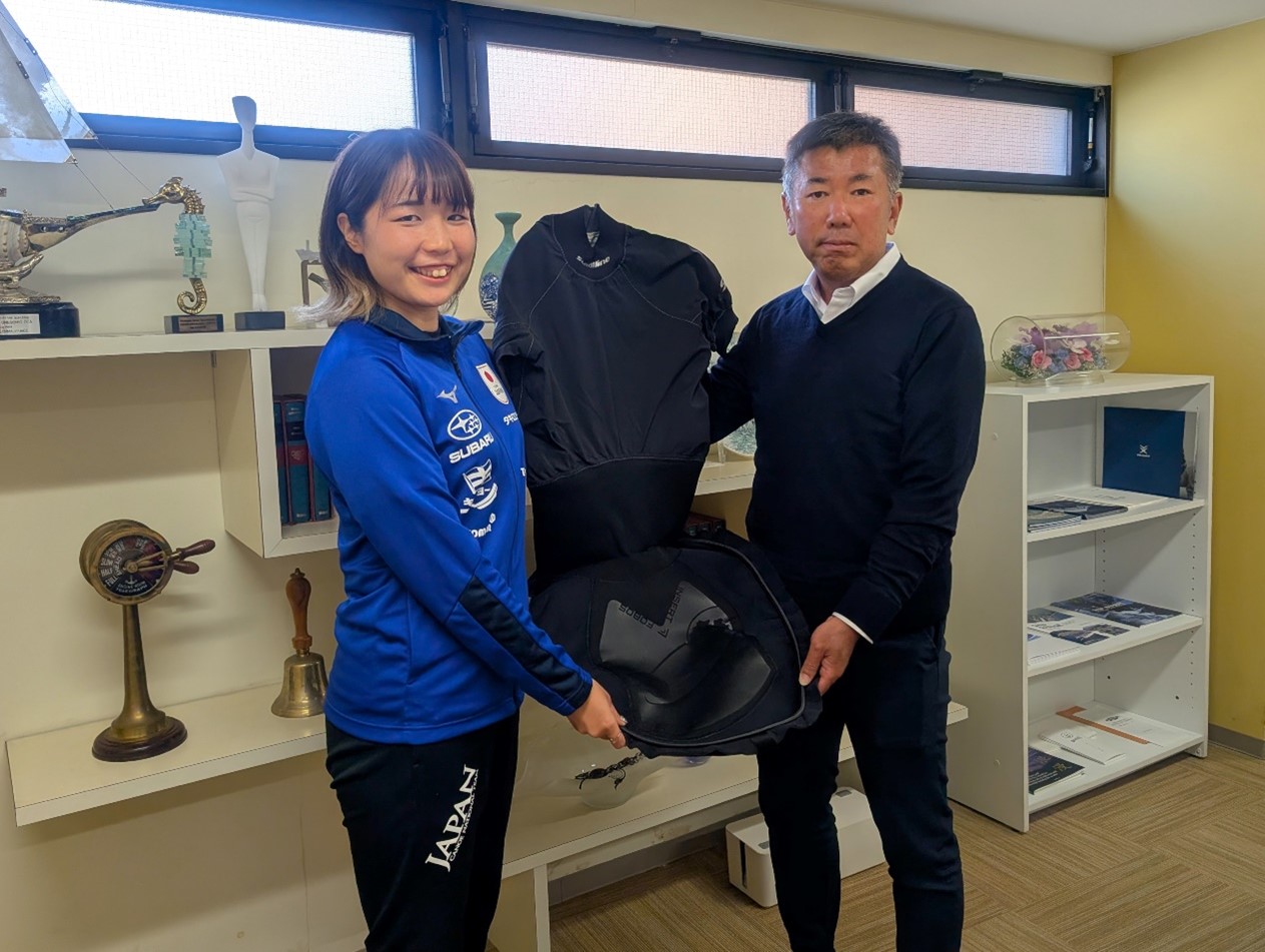 TSUNEISHI Signed a Sponsorship Agreement with the Canoe Slalom Athlete OKAZAKI Haruka