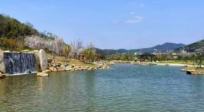 Being One with the Community - TSUNEISHI's China Factory Inaugurates a Sakura Park