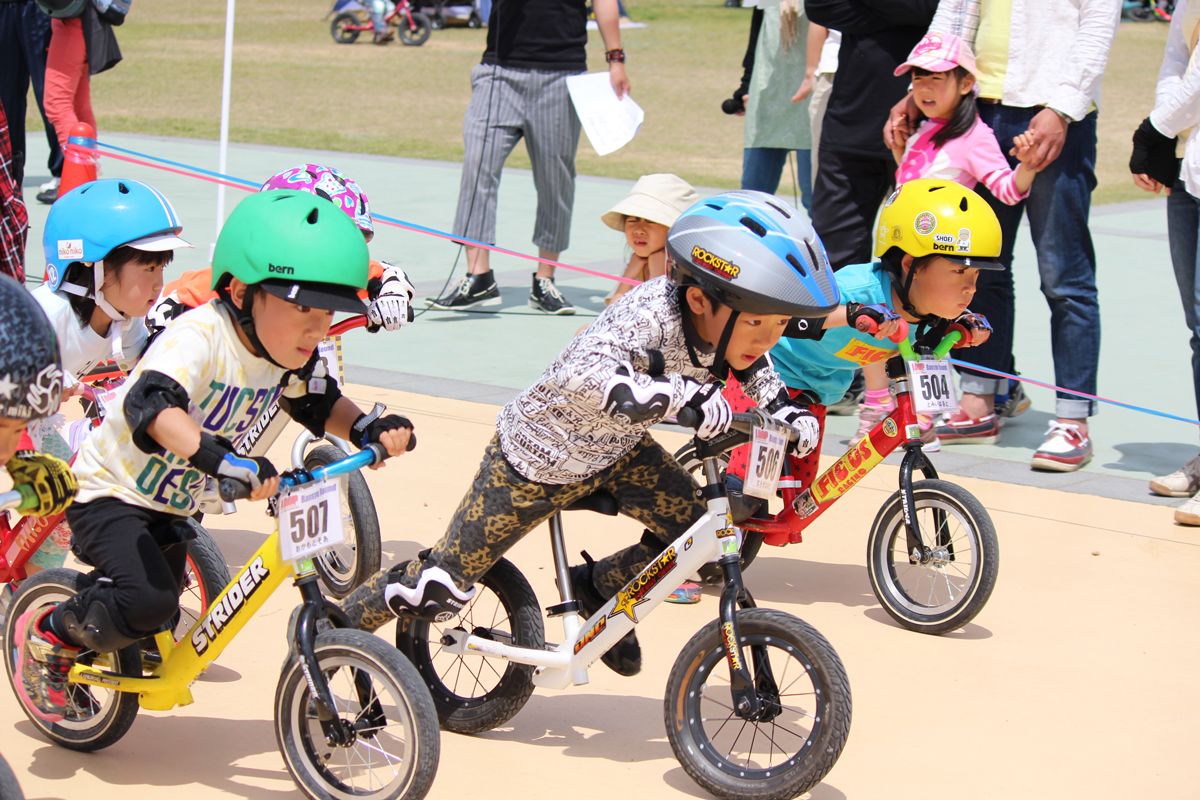 2014年11月24日(月・祝)三世代テーマパークみろくの里特設会場でランニングバイクレース「LAGP Fukuyama Round」開催！