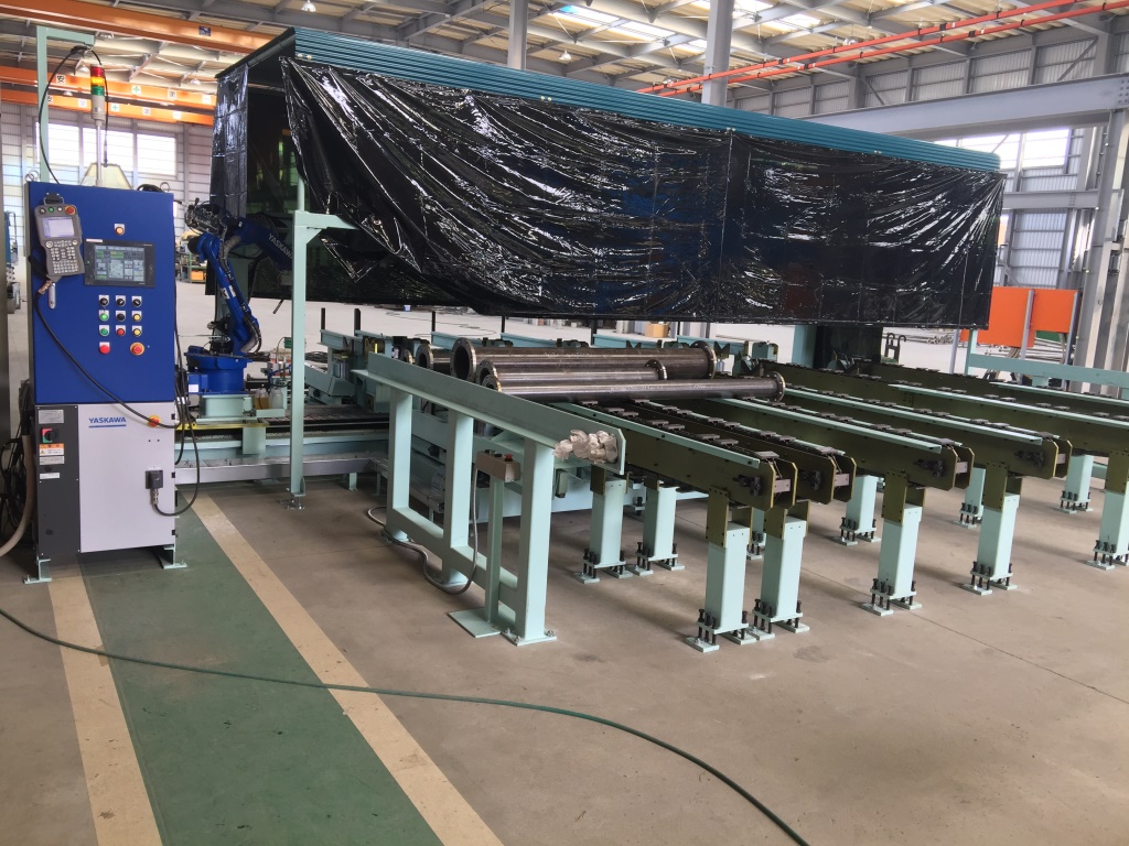 常石鉄工　自社開発の「パイプ直管自動溶接機」受注・販売好調　同業他社二社へ納品完了
