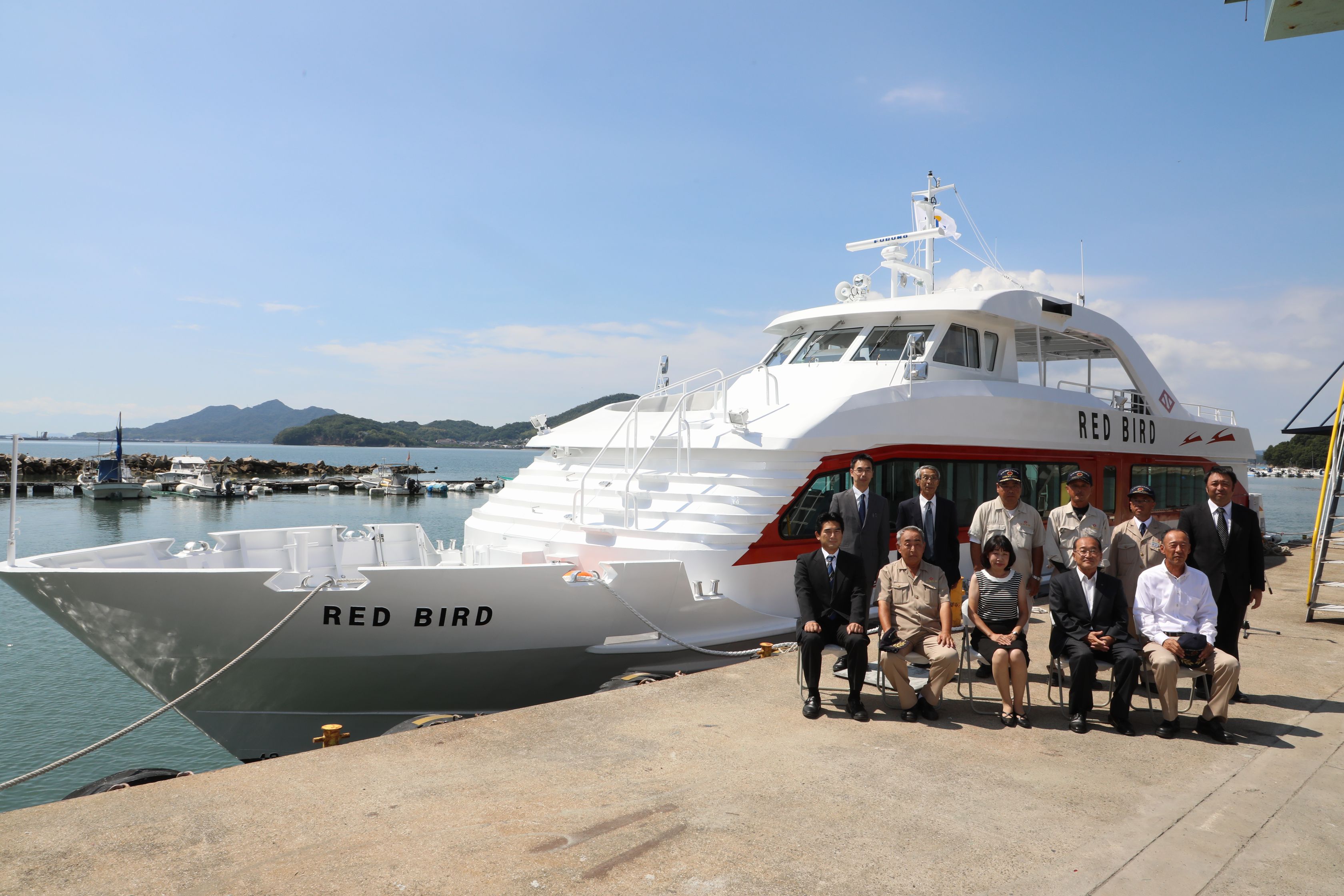 ツネイシクラフト＆ファシリティーズ　高松港～直島～宇野港を結ぶ旅客船「RED BIRD」を竣工・引渡