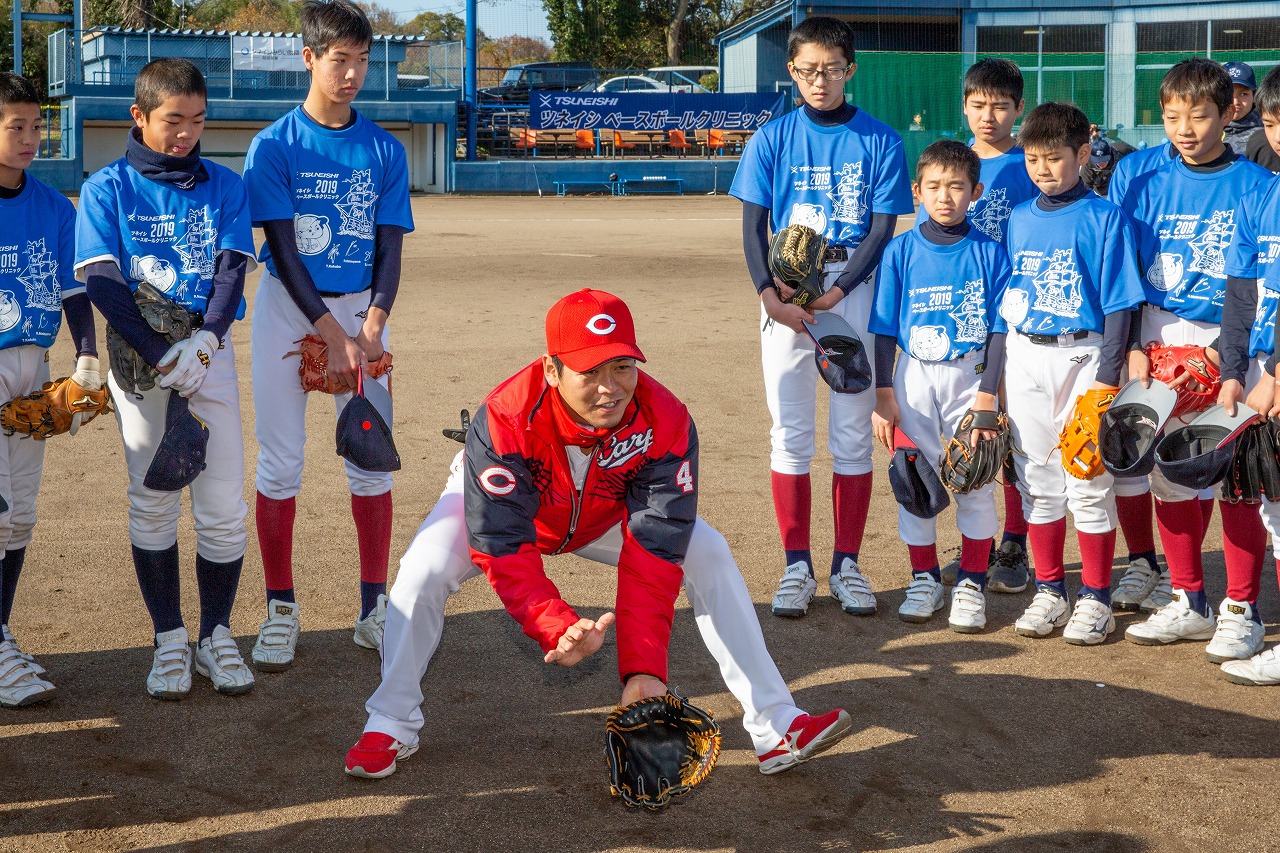 “ツネイシベースボールクリニック2019”を開催 ～子ども230人が野球教室を楽しむ～