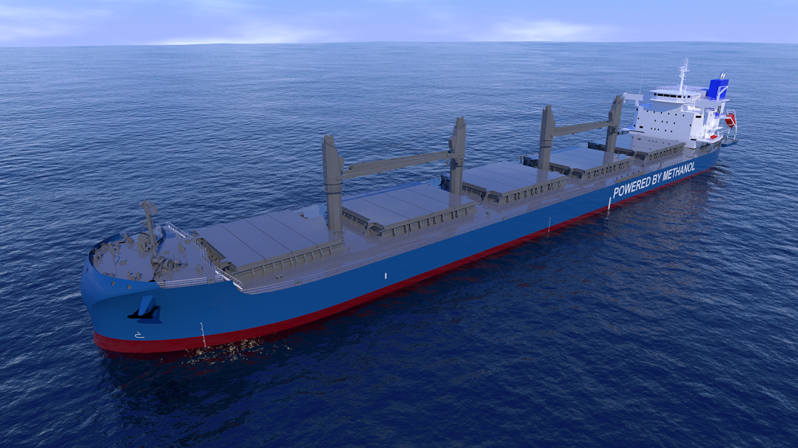 メタノール燃料ばら積み貨物船TESS66 AEROLINEを初受注  ～カーボンニュートラルを実現するメタノール燃料船市場を拡大～